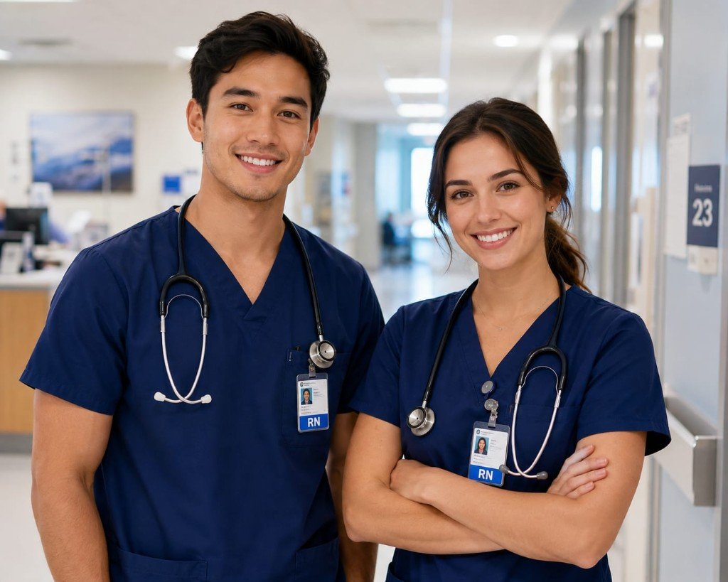 Registered nurses for medical sector staffing