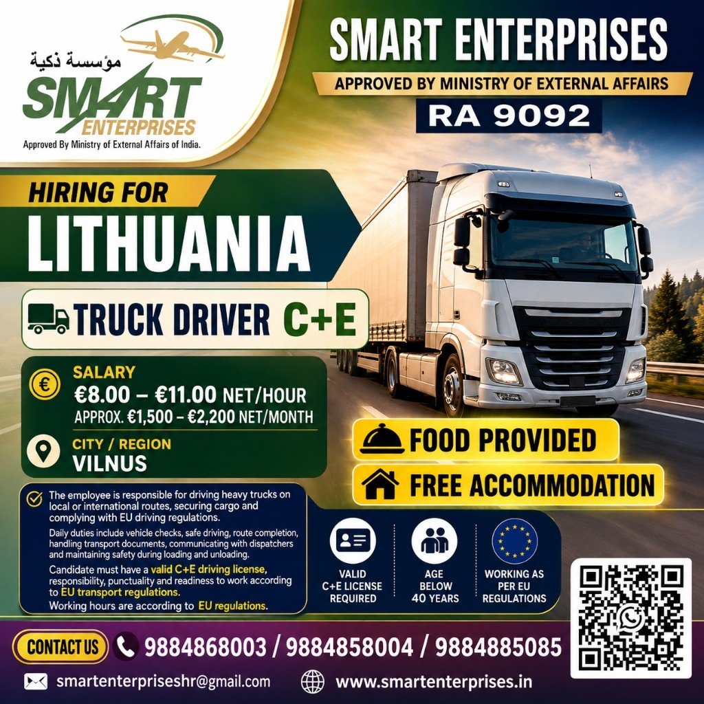 Lithuania — Truck Driver C+E